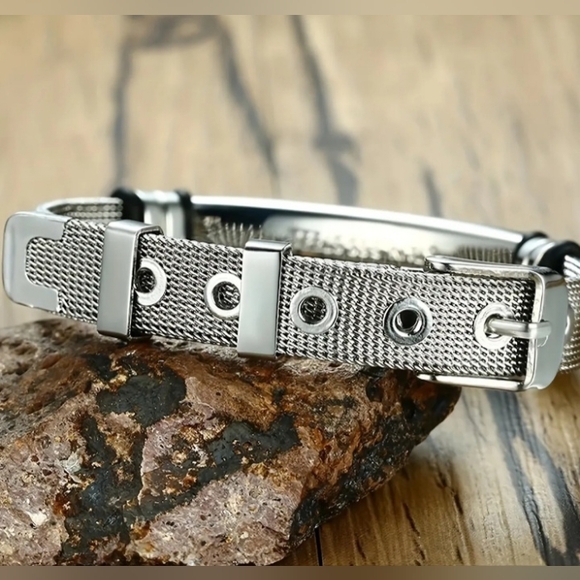 Unisex Blank Medical Alert Bracelet - Picture 3 of 4